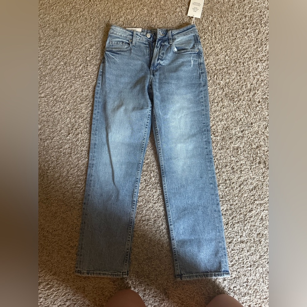H&M Light Blue Straight Leg Women's Jeans